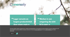 Desktop Screenshot of mensely.nl