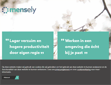 Tablet Screenshot of mensely.nl